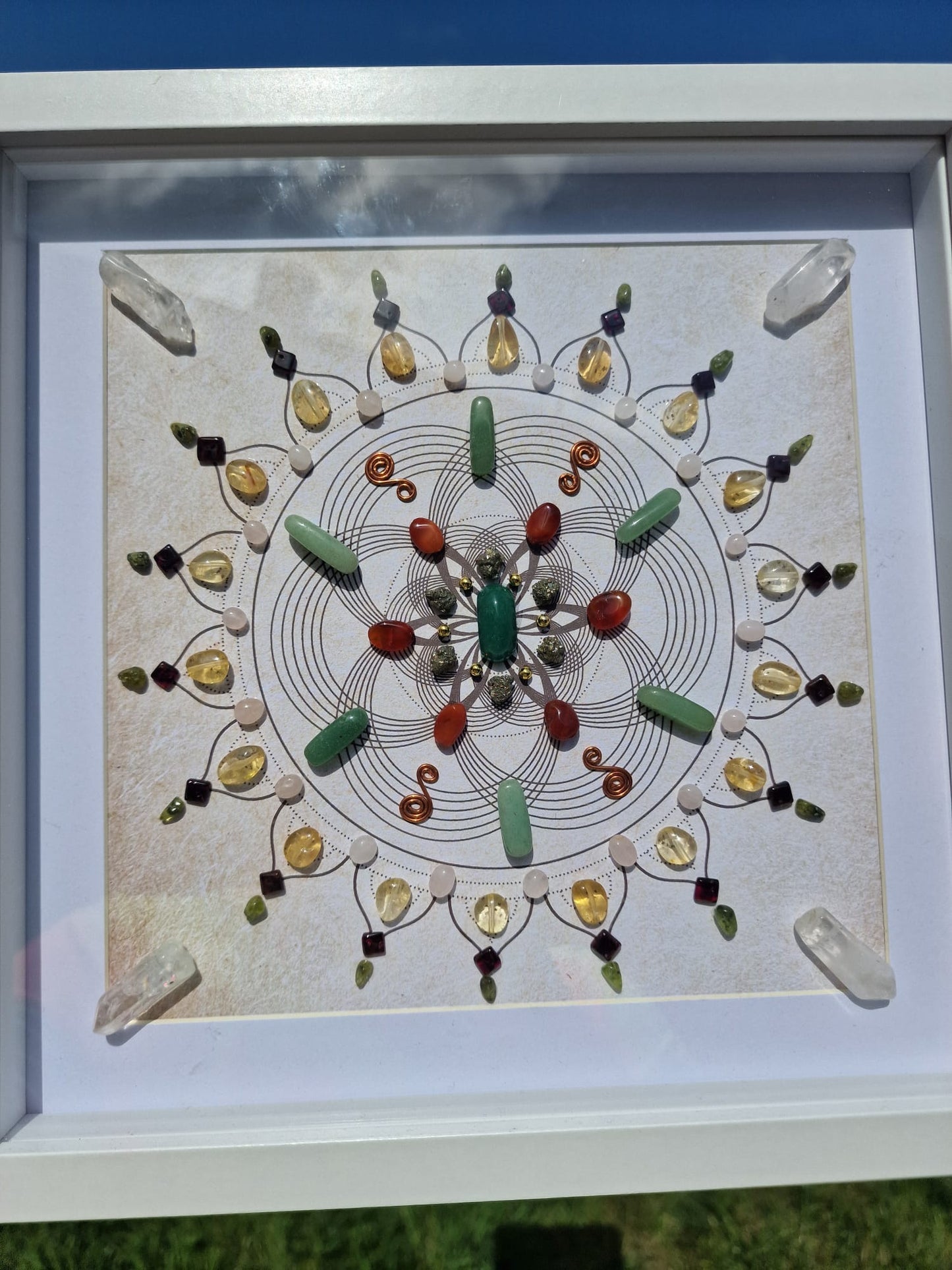 Crystal Grid for Attracting Abundance