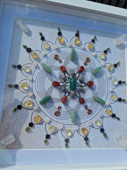 Crystal Grid for Attracting Abundance