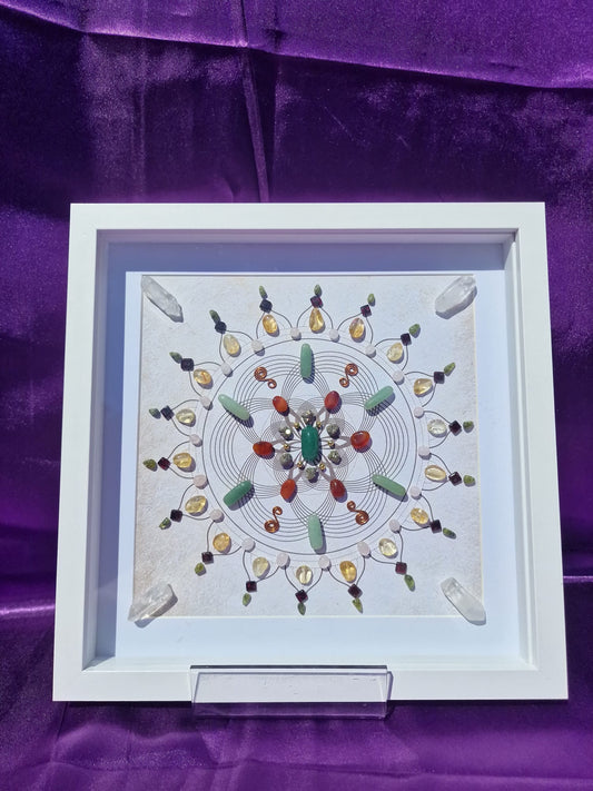 Crystal Grid for Attracting Abundance