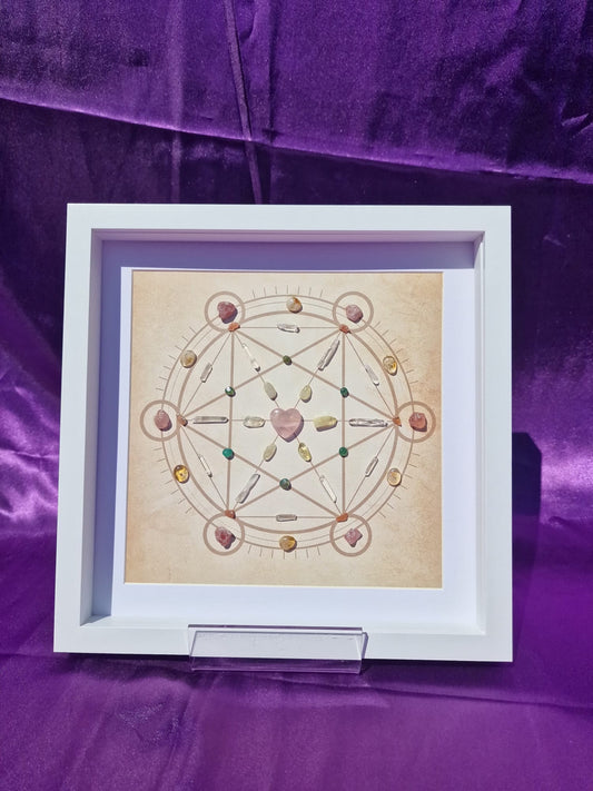 Crystal Grid for Heart of Radiant Joy