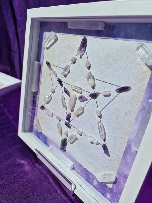 Crystal Grid for “Wake Up Call” in Your Life
